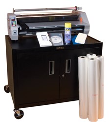 DryLam 27STA System – 27” Laminating System with Cart and Supplies
